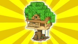 Minecraft : How to build a Treehouse (easy!) #2