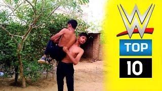 WWE Top 10 Amazing Moves At Home |  @WWE@BEAST TWINS BROTHERS@Royal Wrestling Entertainment