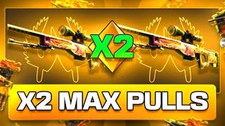 UNBOXING TWO DRAGON LORE MAX PULLS ON THE SAME CASE!