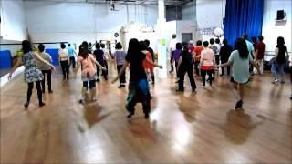 A Tiny Waltz ~ Winnie Yu - Charity Line Dance (Danced @ Winnie Ho's BD Party - June 28, 2014)