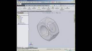 Гайка SOLIDWORKS