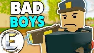 Bad Boys - Unturned Roleplay (Police Officer With A Taser Stopping Robbery's, Cops On A Mission)