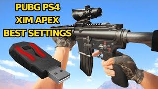 Xim Apex PS4 - Settings for PUBG