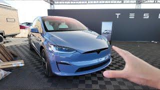 New Model X Plaid Refresh Walkaround (Frost Blue) 2026