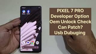 Pixel 7 Pro How To Unlock Oem For Patch Or Cpid