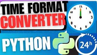 Build Time Format Converter in Python|Python Beginner Project  #pythonforbeginners #pythonprojects