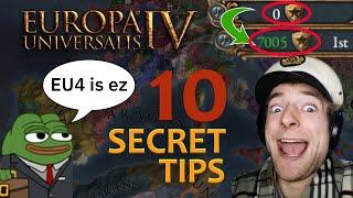 10 INSANE Tips for EU4 Paradox DOESN'T want YOU to know about...