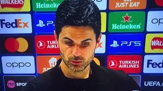 CL Interview: Arteta. (Arsenal Vs PSV)