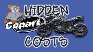 Copart Fees & Total Buying Cost | CB500F Wrecked Bike Rebuild - E2