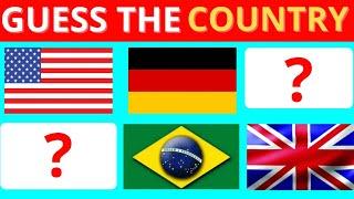 Guess the Country by flag | Quiz | Quiz Cosmos | easy, medium, hard level