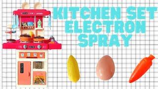 Cara Merakit Kitchen Set Electron Spray | Dapur Uap Mist | Mainan Anak Perempuan