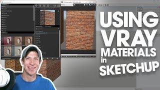 Getting Started Rendering in Vray (EP 2) - ADDING VRAY MATERIALS TO SKETCHUP!