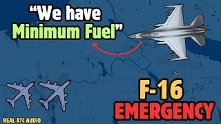 F-16 fuel emergency | Smart ATC coordinates for Aerial Refuelling