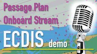 ECDIS Passage Plan onboard Stream (Demonstration) #ecdis #magellanseaman