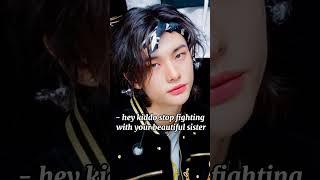 Stray kids reaction when you fight with your younger siblings #straykids
