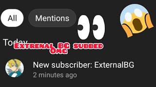 @ExternalMc Subbed me?