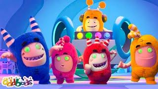 Dance Off | Oddbods | Moonbug No Dialogue Comedy Cartoons for Kids