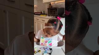 CUTE & EASY TODDLER HAIRSTYLE. #toddlerhairstyle #toddlers #momlife #kidshairstyle