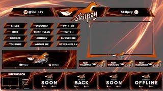 Top Twitch Overlay Design111   Free Twitch Overlay Template