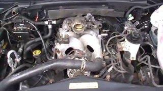 Rare Video!  PO171 PO174 CODES Ford Expedition 2000 4.6 aluminum intake gasket repair.