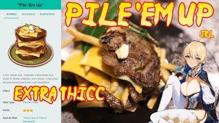 Pile 'Em Up Recipe - Tastes of Teyvat (Genshin Food IRL)