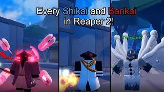 Every Shikai and Bankai in reaper 2 | (Roblox) **OUTDATED**