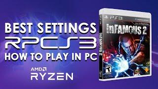 INFAMOUS 2 RPCS3 Setting | Play Infamous 2 on PC | RPCS3 AMD Ryzen Settings