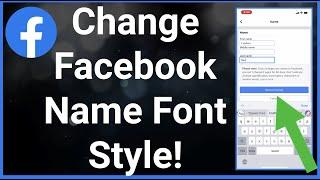 How To Change Facebook Name Font Style