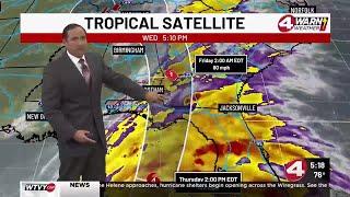 Chief Meteorologist David Paul Weathercast Wednesday, September 25, 2024