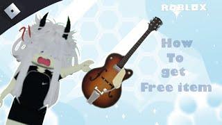 How to get free item guitar | - George Ezra // Roblox