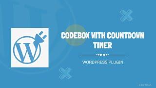 (Premium) Codebox with countdown timer plugin for WordPress | wordpress Plugin @anutrickz