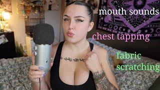 ASMR- Upclose Mic Sounds  Mouth Sounds,Teeth Tapping, Etc 