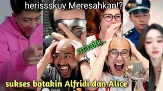 Heriss is disturbing ⁉️ makes Alice and Alfridi bald || heriss skuyy || prank || funny || reaction