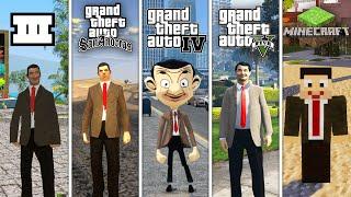 Evolution of Mr Bean in GTA Games