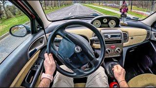 2004 Lancia Ypsilon III [1.2 8v 60HP] |0-100| POV Test Drive #1674 Joe Black