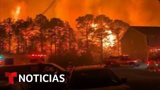 Carolina del Sur declara estado de emergencia por los incendios forestales | Noticias Telemundo