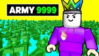 I BUILT The STRONGEST TOY ARMY on Roblox Toy SoldierZ