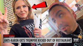 WATCH: MAGA Karen Gets Sent Packing During Restaurant Showdown