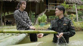 The happiness of a young soldier and a homeless girl returned when helped by a kind man