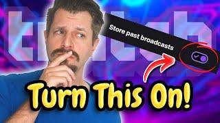 How To Store Past Broadcasts On Twitch - Quick & Easy!