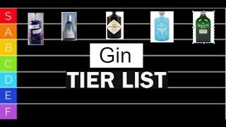 Gin Tasting and Ranking Tier List