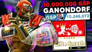 This is what a 10,000,000 GSP Ganondorf looks like in Elite Smash