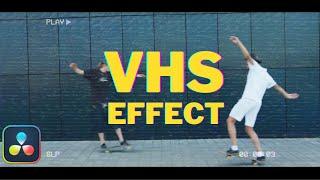 How To Make FREE VHS Effect In Davinci Resolve 19 Tutorial