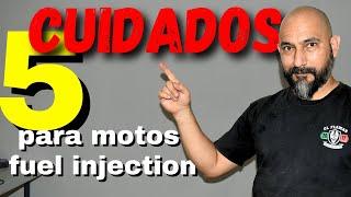 Motos con "inyección" ELECTRONICA, (detalles) y Cuidados que debes tener para evitar problemas.