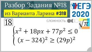 Разбор Задачи №18 из Варианта Ларина №318