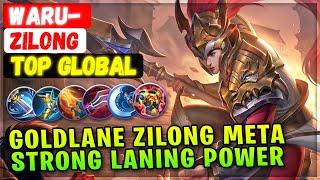 Goldlane Zilong Meta, Strong Laning Power [ Top Global Zilong ] Waru- - Mobile Legends Emblem Build