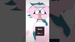 its emoji cat heat not heart