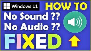 Enable Audio Device In Windows 11 & 10 (2024) | Fix No Sound Problem 