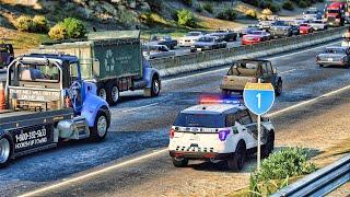 Playing GTA 5 As A POLICE OFFICER Highway Patrol| Arizona|| GTA 5 Lspdfr Mod|| #lspdfr