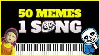 50 MEMES in 1 SONG